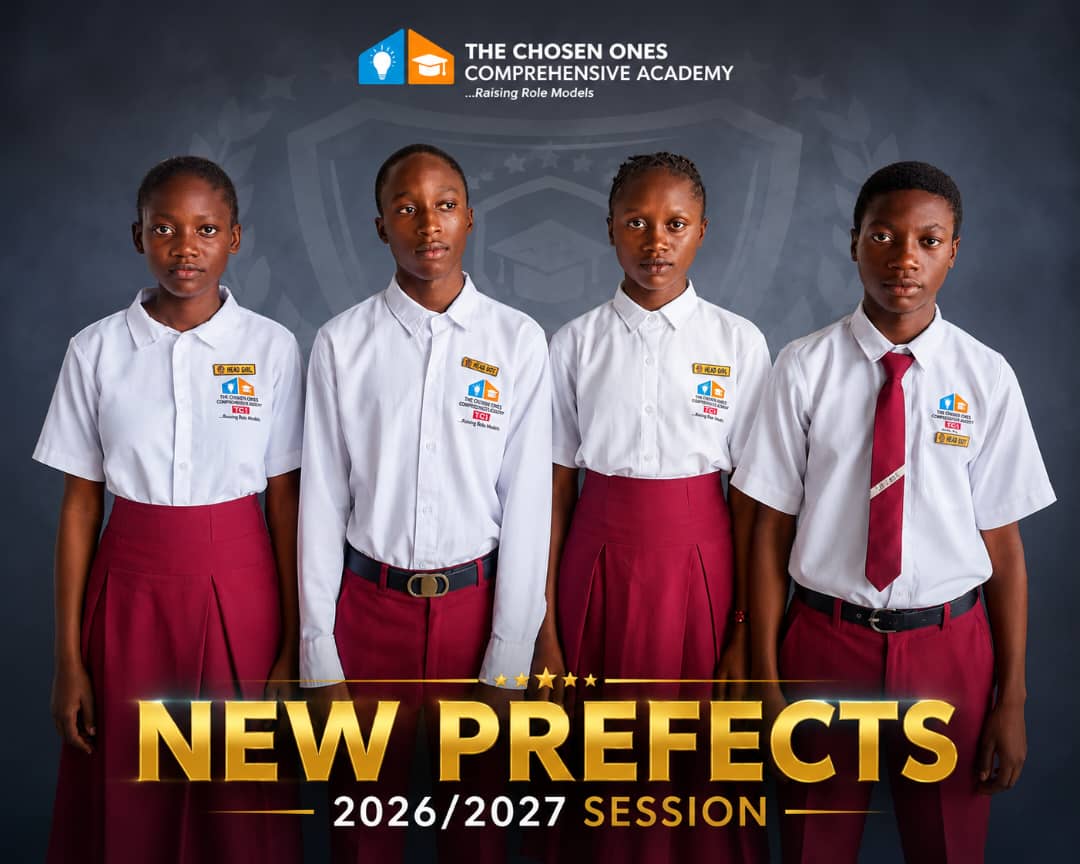 Students and staff at The Chosen Ones Comprehensive Academy